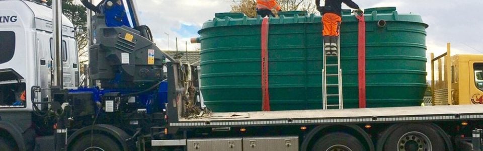 Commercial tank delivery