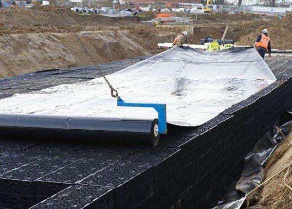 Rain Bloc  Crates (Lorry Bearing) with Geotextile