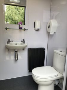 Bear Loo ceramic fittings, vinyl flooring, radiator and other fittings