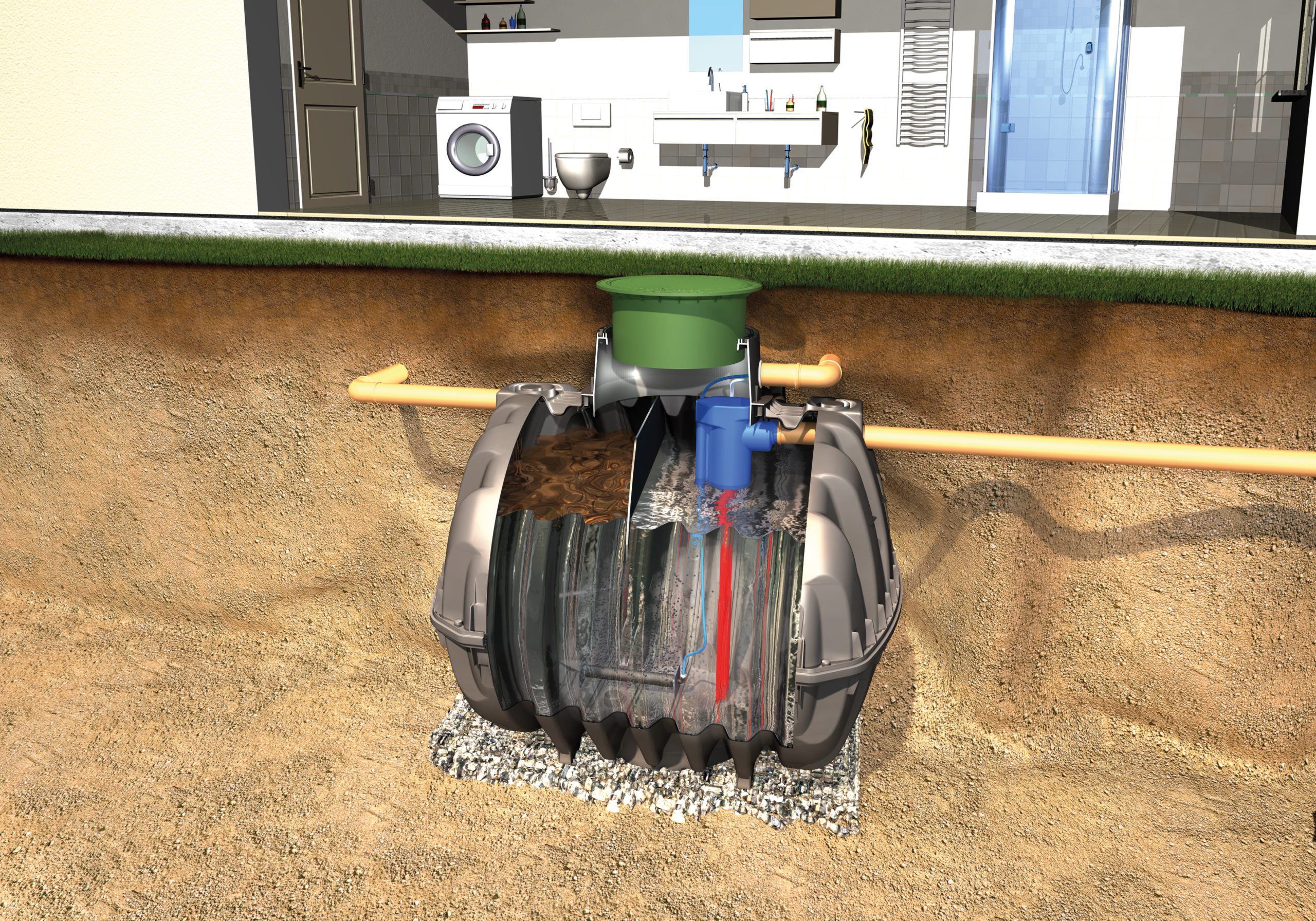 The difference between treatment plants & septic tanks